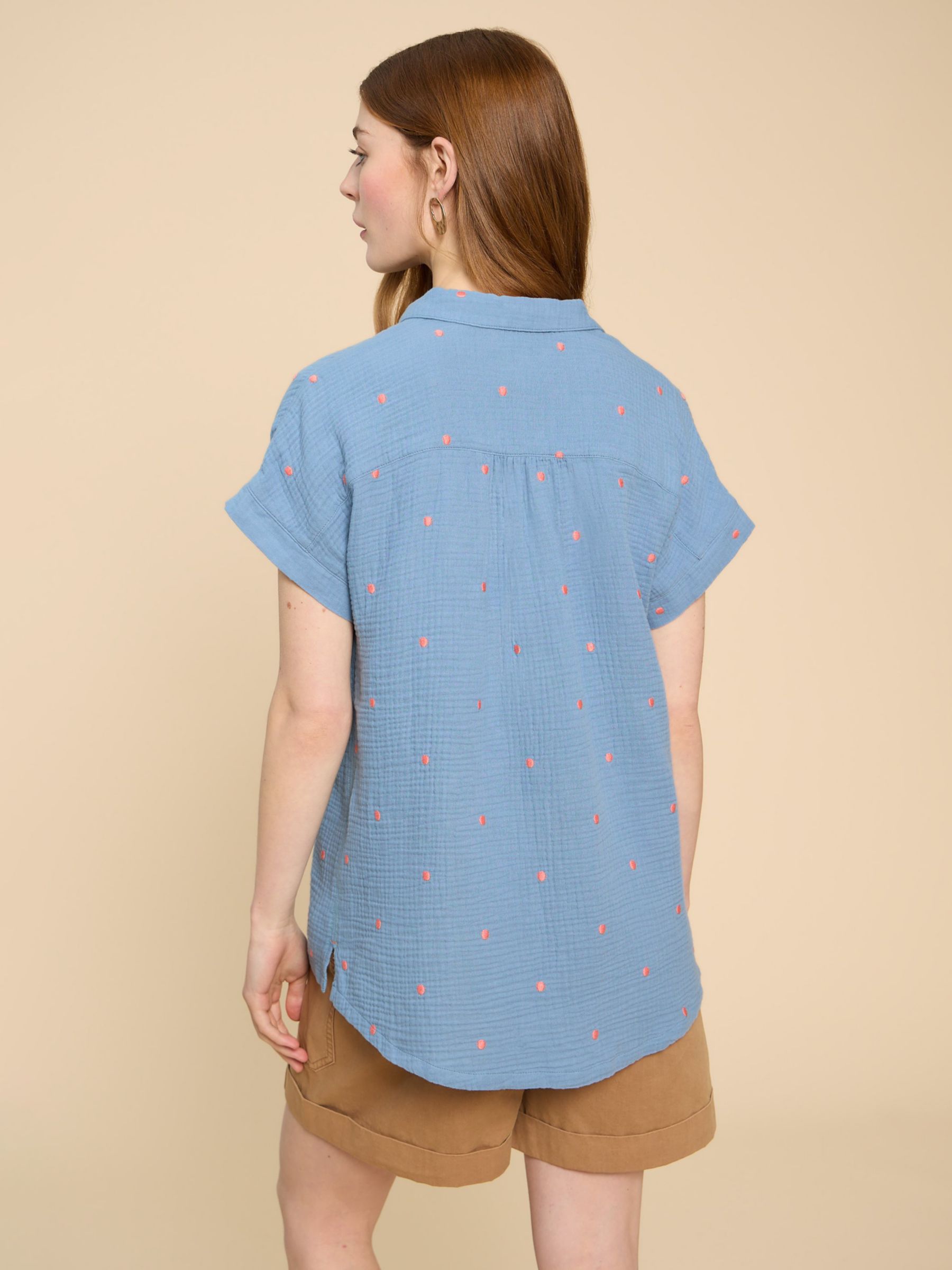 Buy White Stuff Emma Embroidered Shirt Online at johnlewis.com