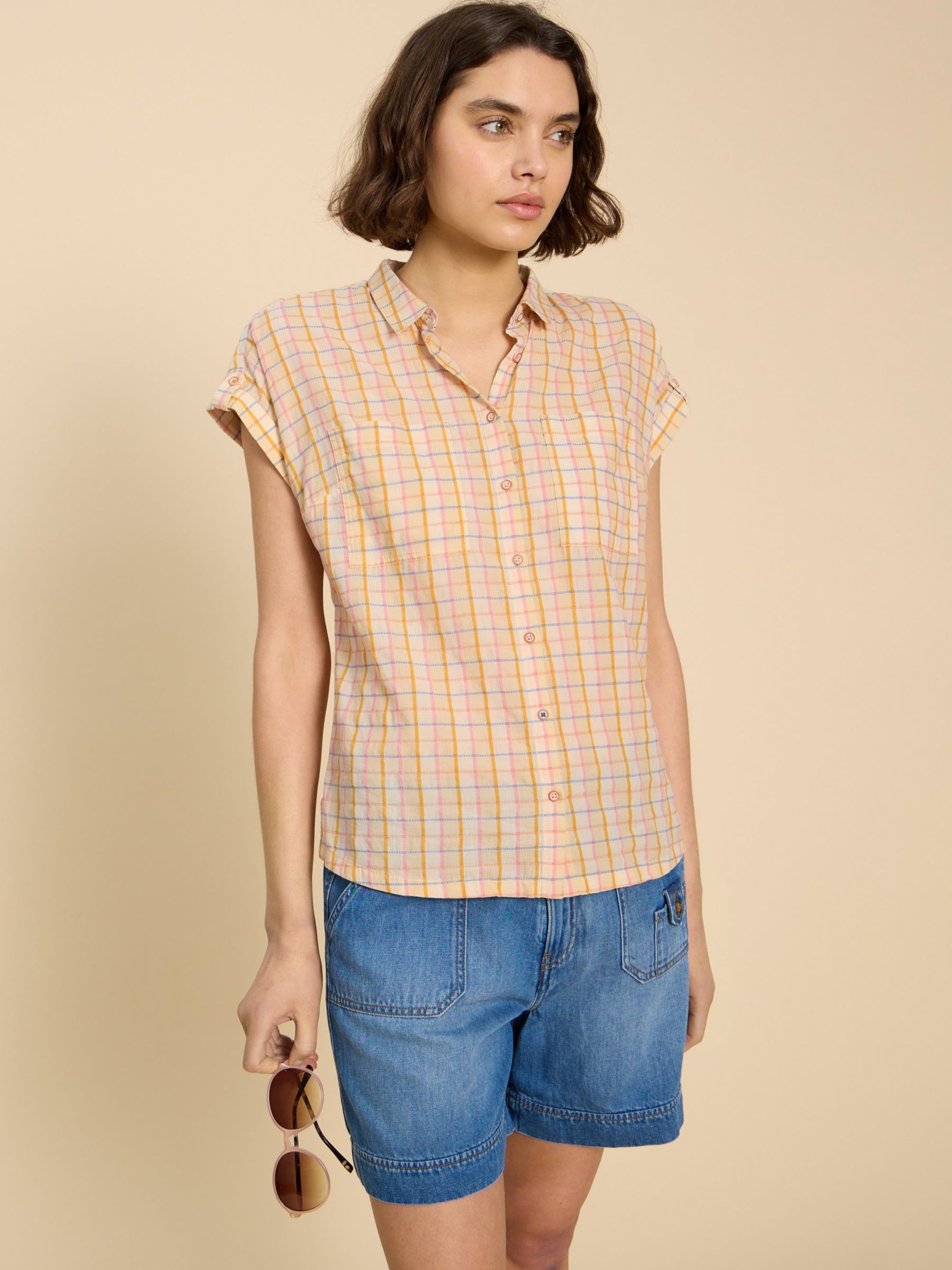 Women's Checked Shirts & Tops