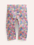 Mini Boden Kids' Fun Floral Print Leggings, Pink Nautical