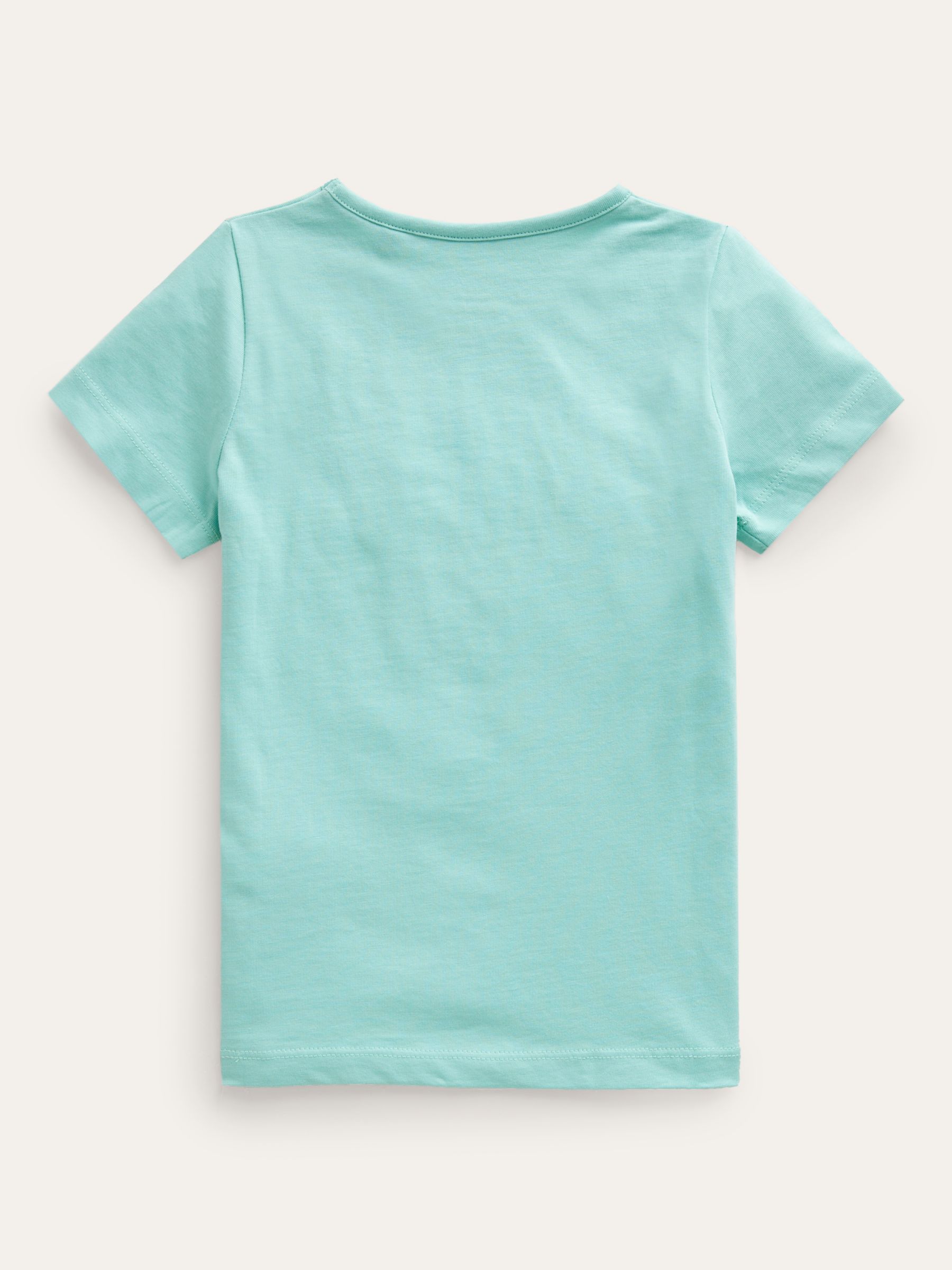 Mini Boden Kids' Tutti Al Mare Fun T-Shirt, Cream/Multi, 3-4Y