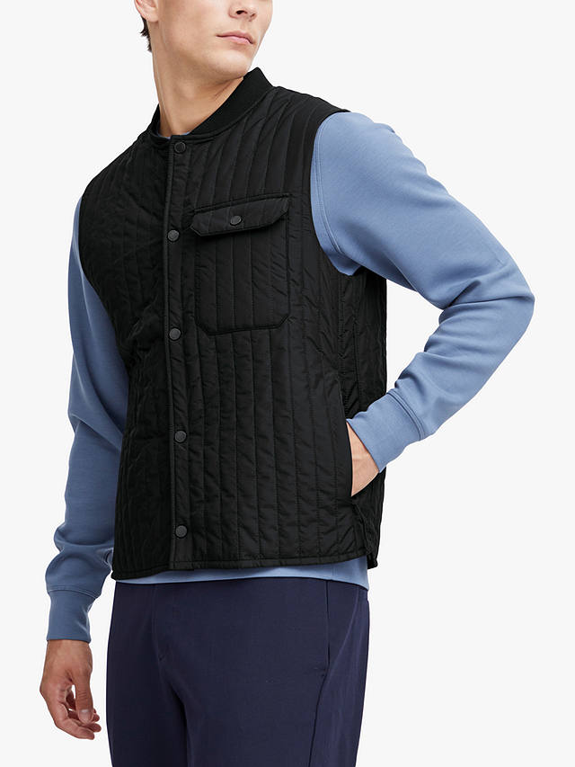 Casual Friday Olav Quilted Gilet, Navy