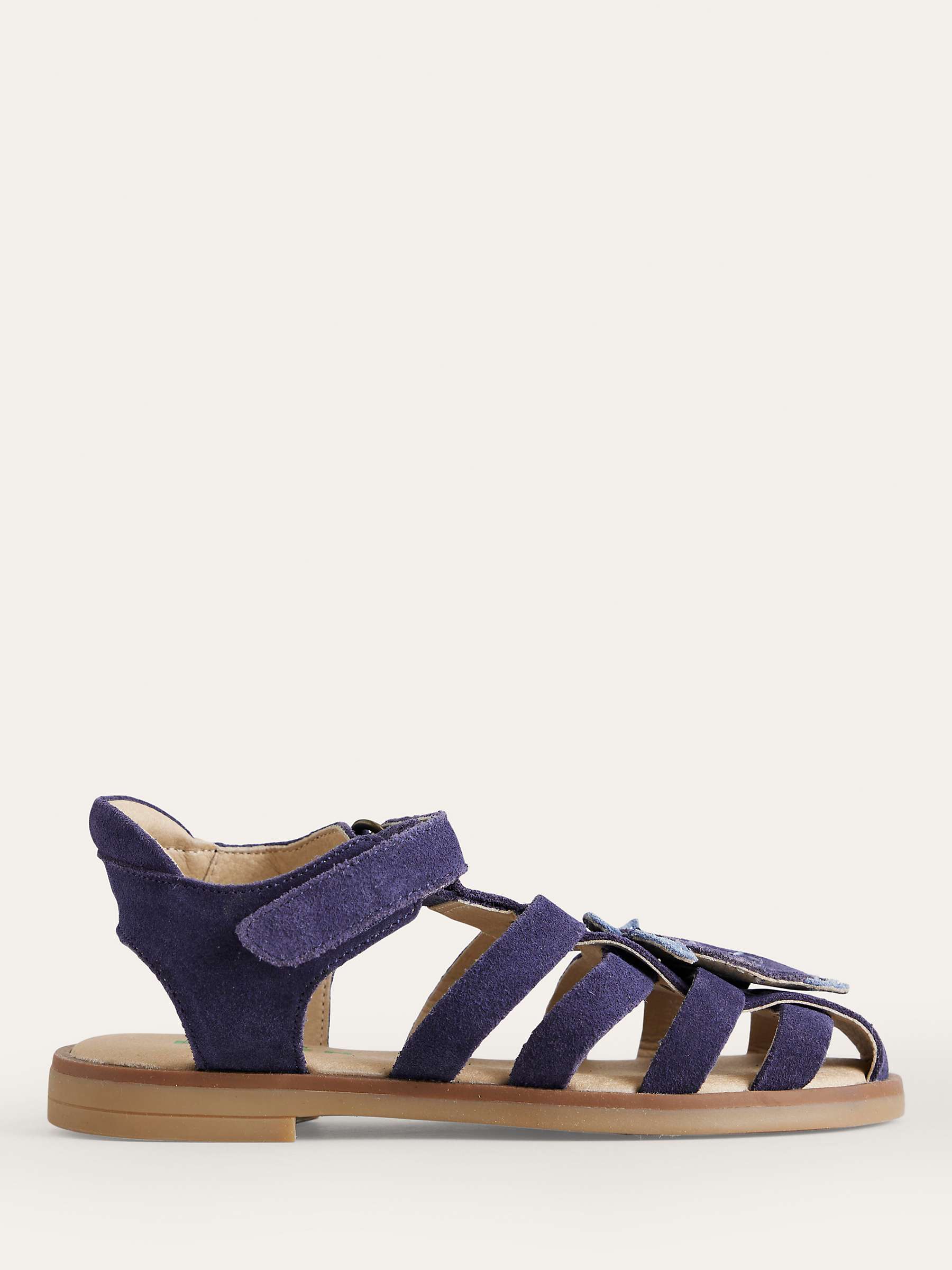 Buy Mini Boden Kids' Fisherman Sandals, College Navy Turtle Online at johnlewis.com