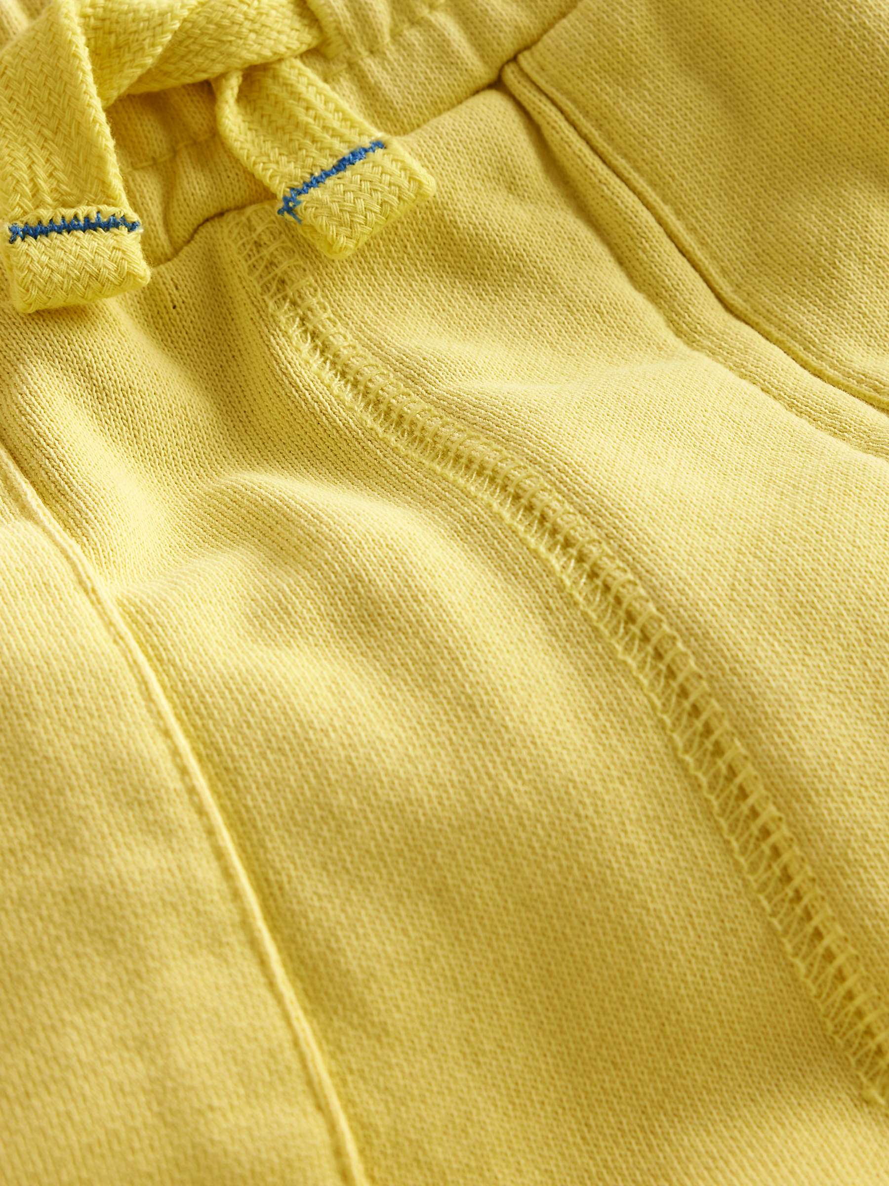 Buy Mini Boden Kids' Garment Dye Drawstring Shorts, Zest Yellow Online at johnlewis.com