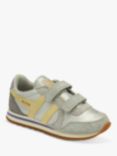 Gola Kids' Classics Daytona Blaze Trainers, Silver/Melon