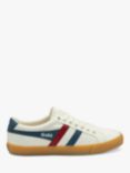 Gola Classics Varsity Lace Up Trainers, White/Moonlight/Red/Gum