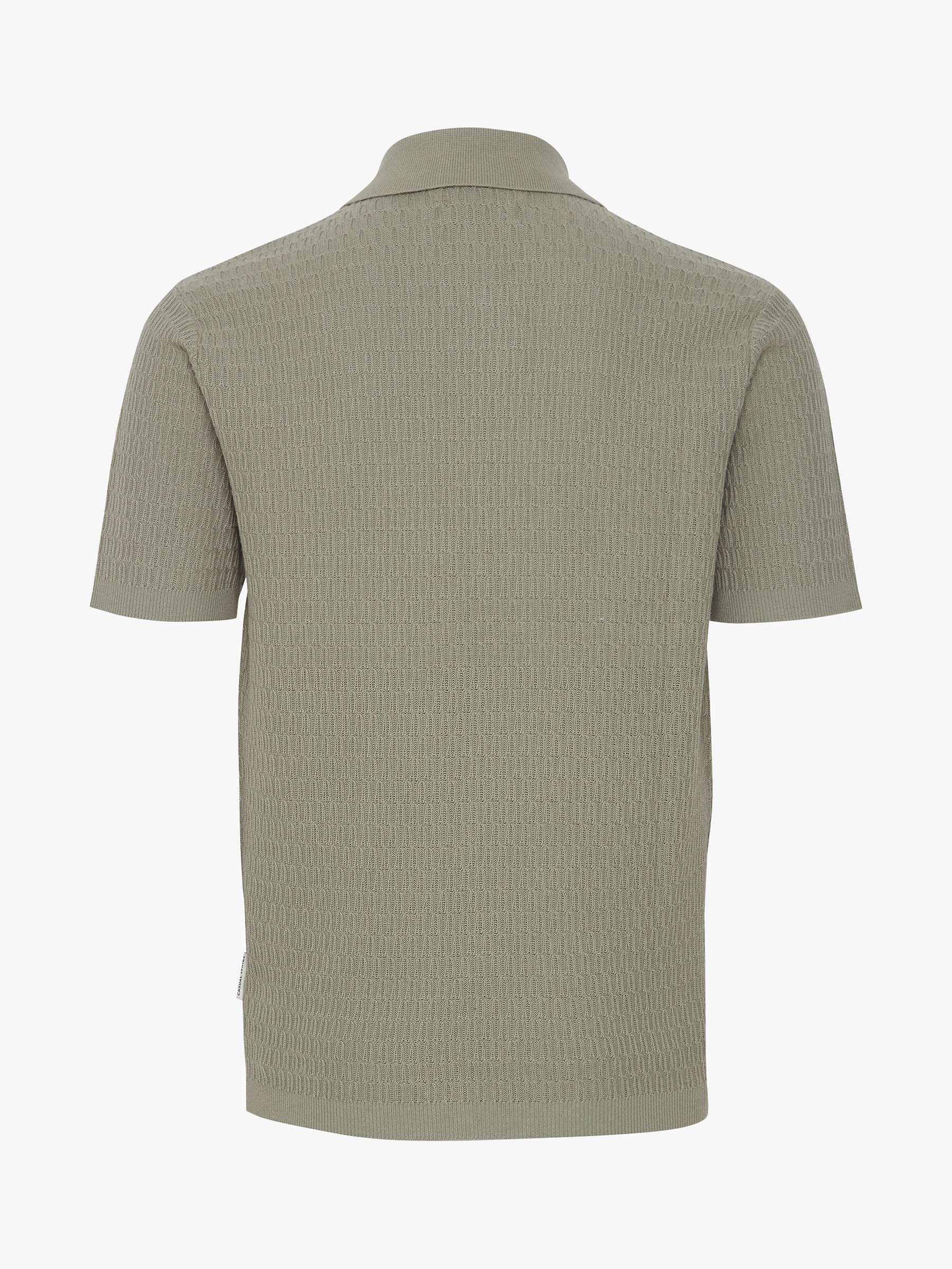 Buy Casual Friday Karl Structured Zip Knit Polo Shirt Online at johnlewis.com