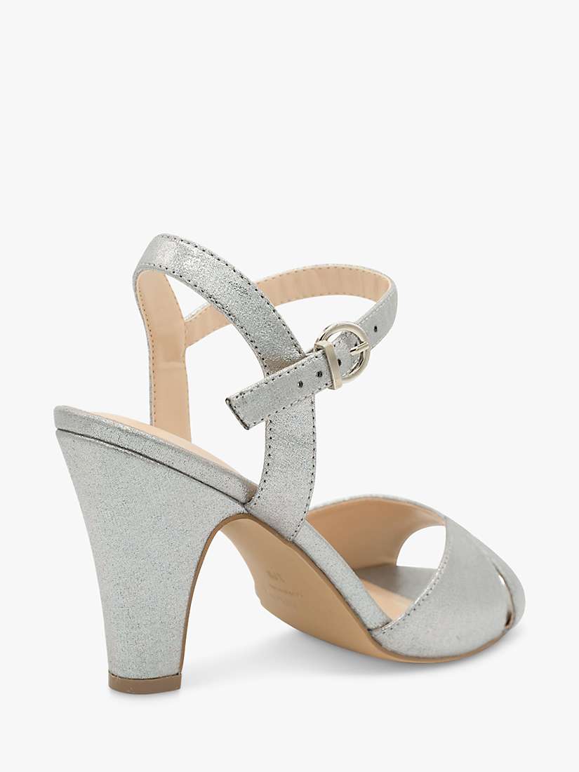Buy Paradox London Thelma Wide Fit Shimmer Block Heel Sandals Online at johnlewis.com