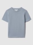 Reiss Kids' Bless Crew Neck T-Shirt, China Blue