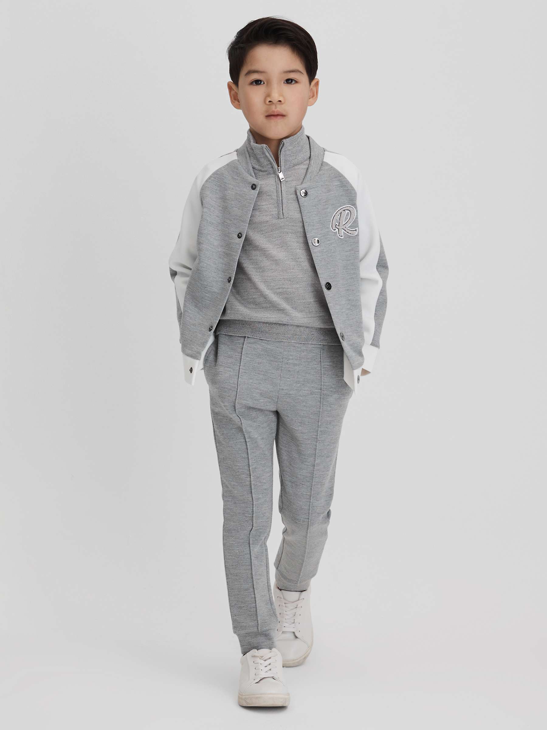 Buy Reiss Kids' Premier Interlock Jersey Drawstring Joggers Online at johnlewis.com