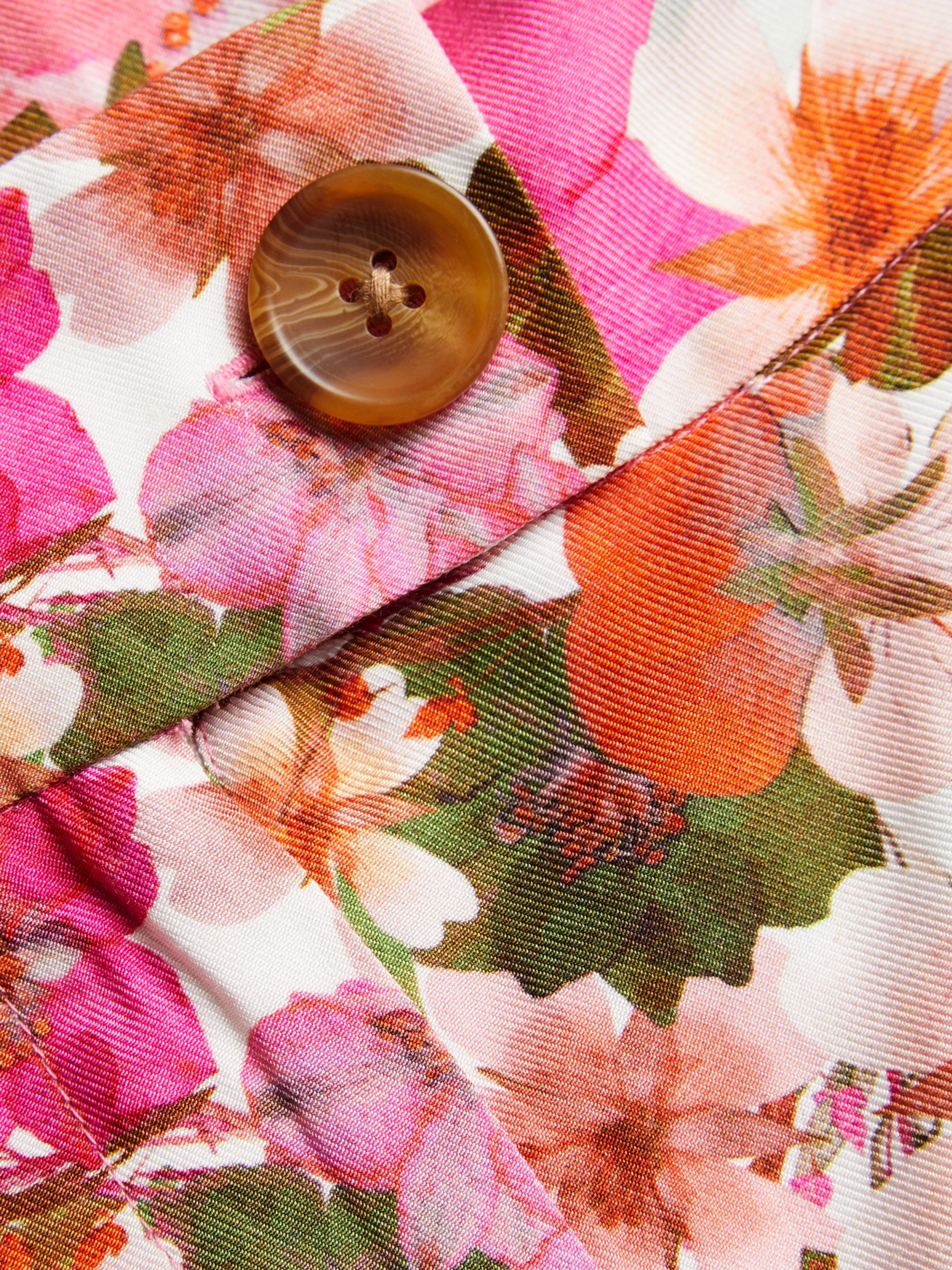 Buy Ted Baker Livenza Floral Print Shorts, Pink/Multi Online at johnlewis.com