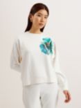 Ted Baker Bayleyy Sequin Graphic Sweatshirt