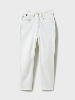 Crew Clothing Cropped Jeans, White