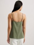 Ted Baker Andreno Scallop Trim Cami Top, Green Khaki