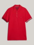 Tommy Hilfiger Adaptive Organic Cotton Blend Slim Fit Polo Shirt, Primary Red