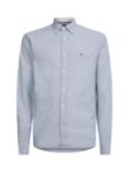 Tommy Hilfiger Adaptive Flex Stripe Oxford Shirt, Carbon Navy/White