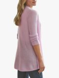 Pure Collection Gassato Cashmere Swing Cardigan, Petal Pink