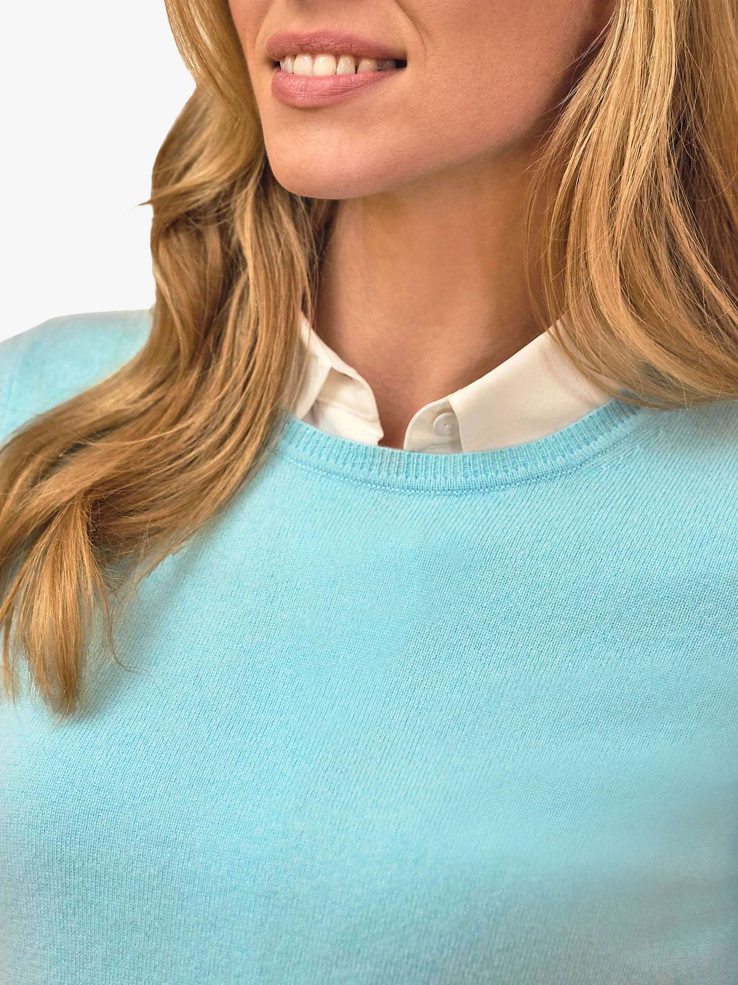 Buy Pure Collection Crew Neck Cashmere Jumper Online at johnlewis.com