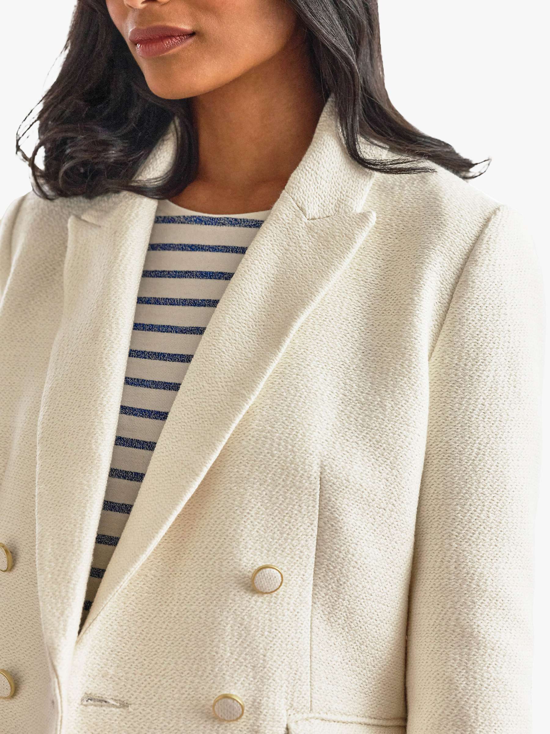 Buy Pure Collection Textured Double Breasted Blazer Online at johnlewis.com