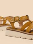 White Stuff Chunky Leather Sandals, Yellow