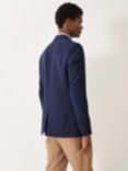 Crew Clothing Fortescue Linen Blend Blazer, Navy