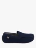 totes Textured Moccasin, Navy