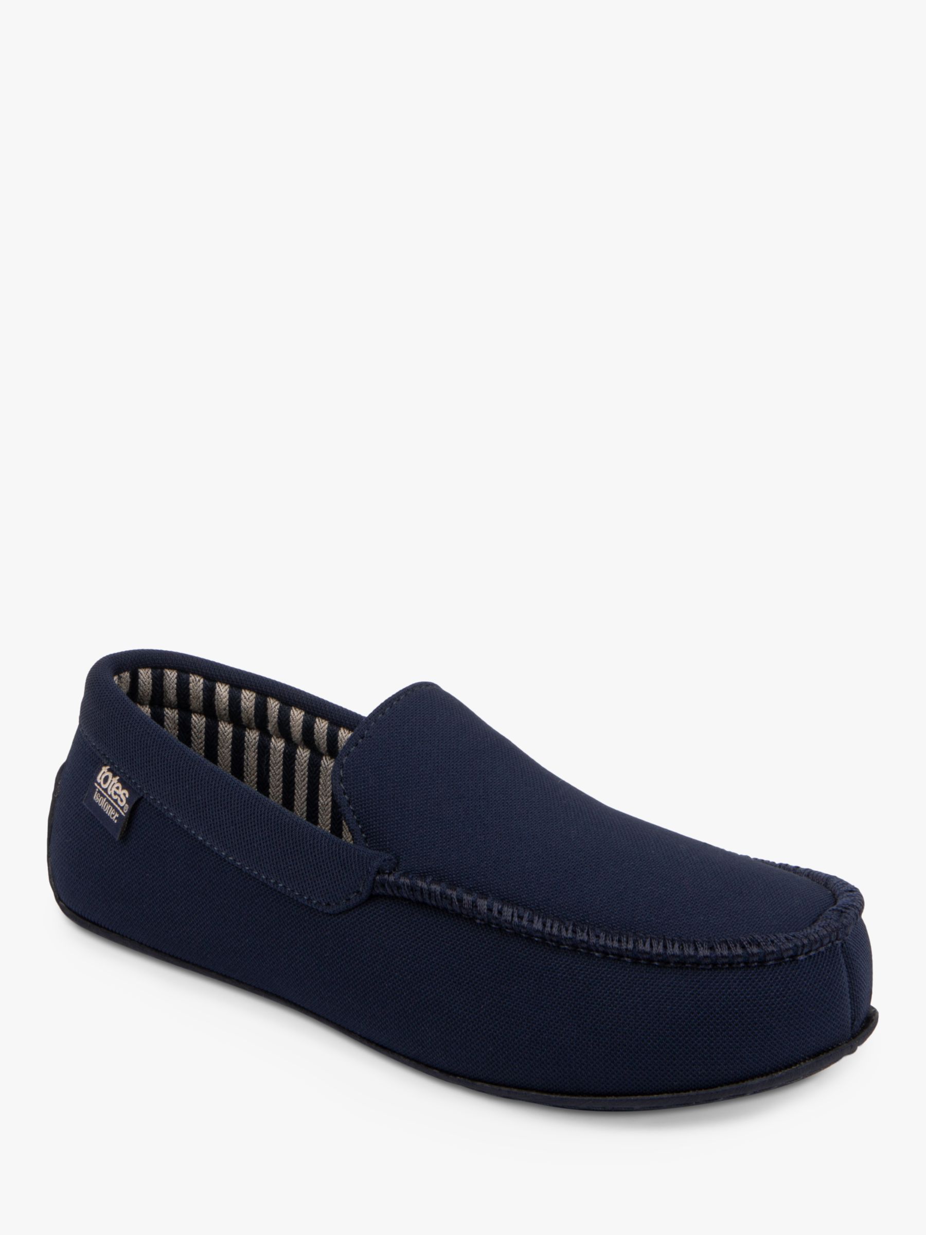 Buy totes Textured Moccasin, Navy Online at johnlewis.com