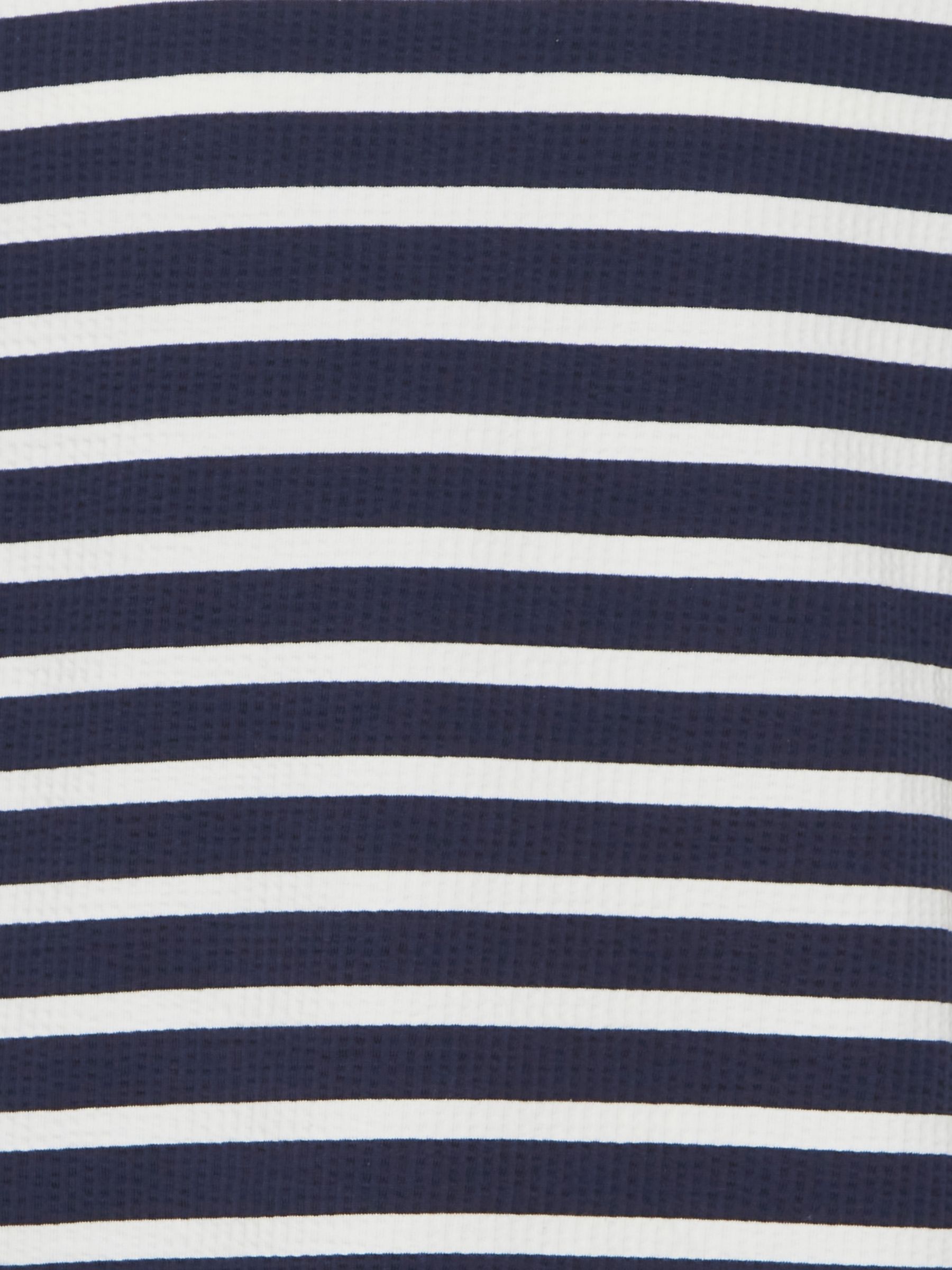 Casual Friday Thor Striped Short Sleeve T-Shirt, White/Navy, S