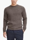 Casual Friday Karl Lambswool Mix Knitted Jumper, Brown, Brown