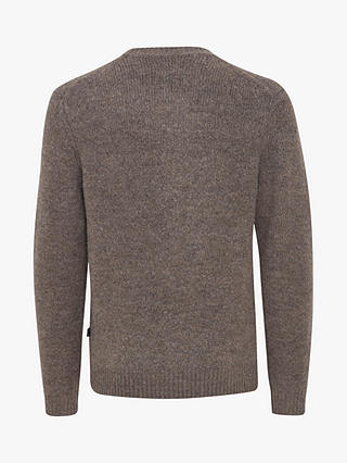 Casual Friday Karl Lambswool Mix Knitted Jumper, Brown