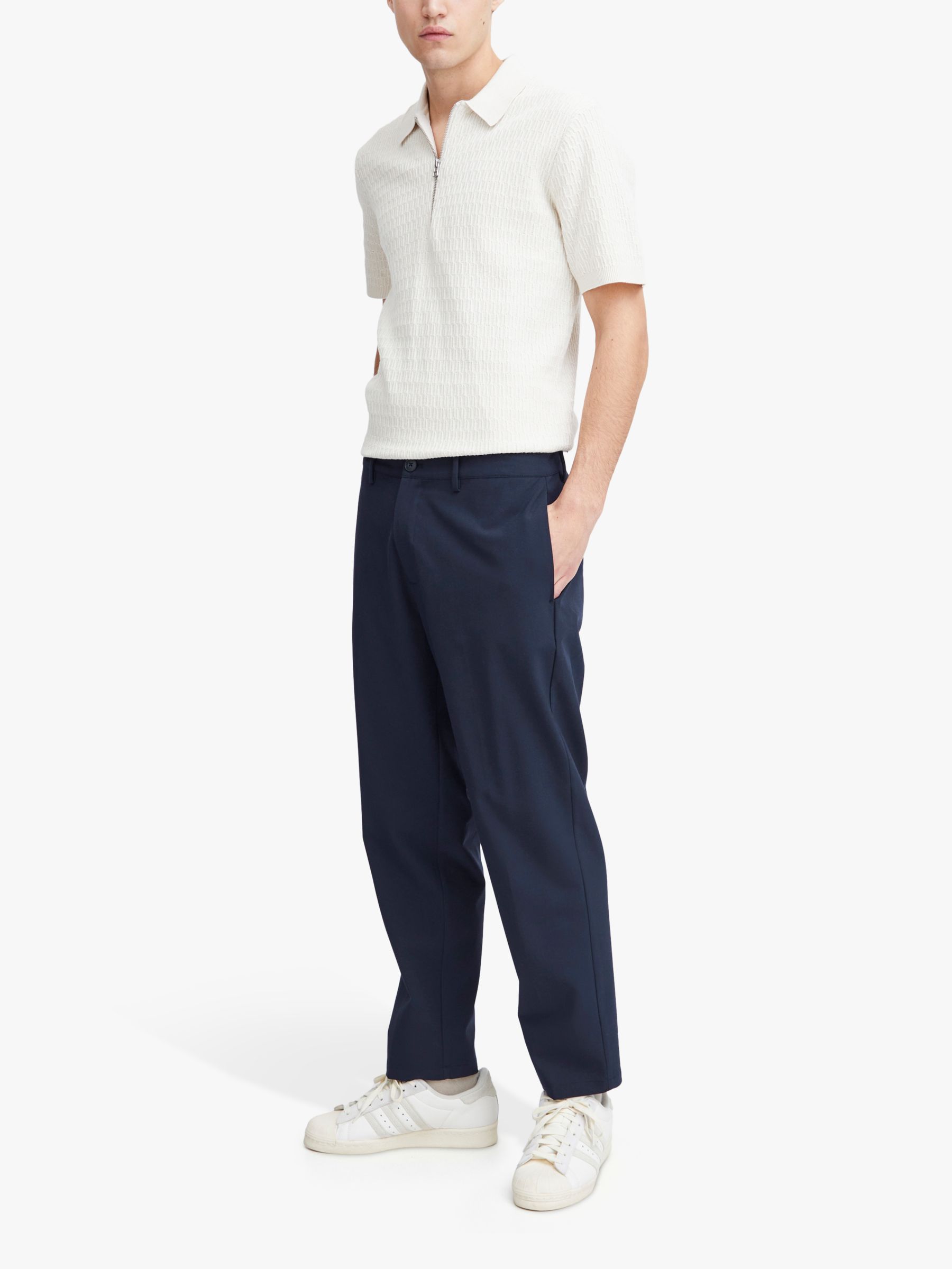 Casual Friday Pepe Stretch Trousers, Dark Navy, 31R