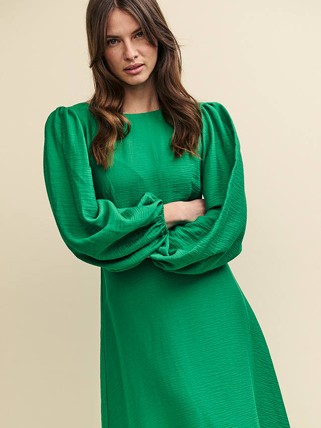 Nobody's Child Zora Long Sleeve Midi Dress, Green