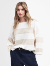 Buy Barbour® White Caroline Stripe Sweatshirt from Next Germany