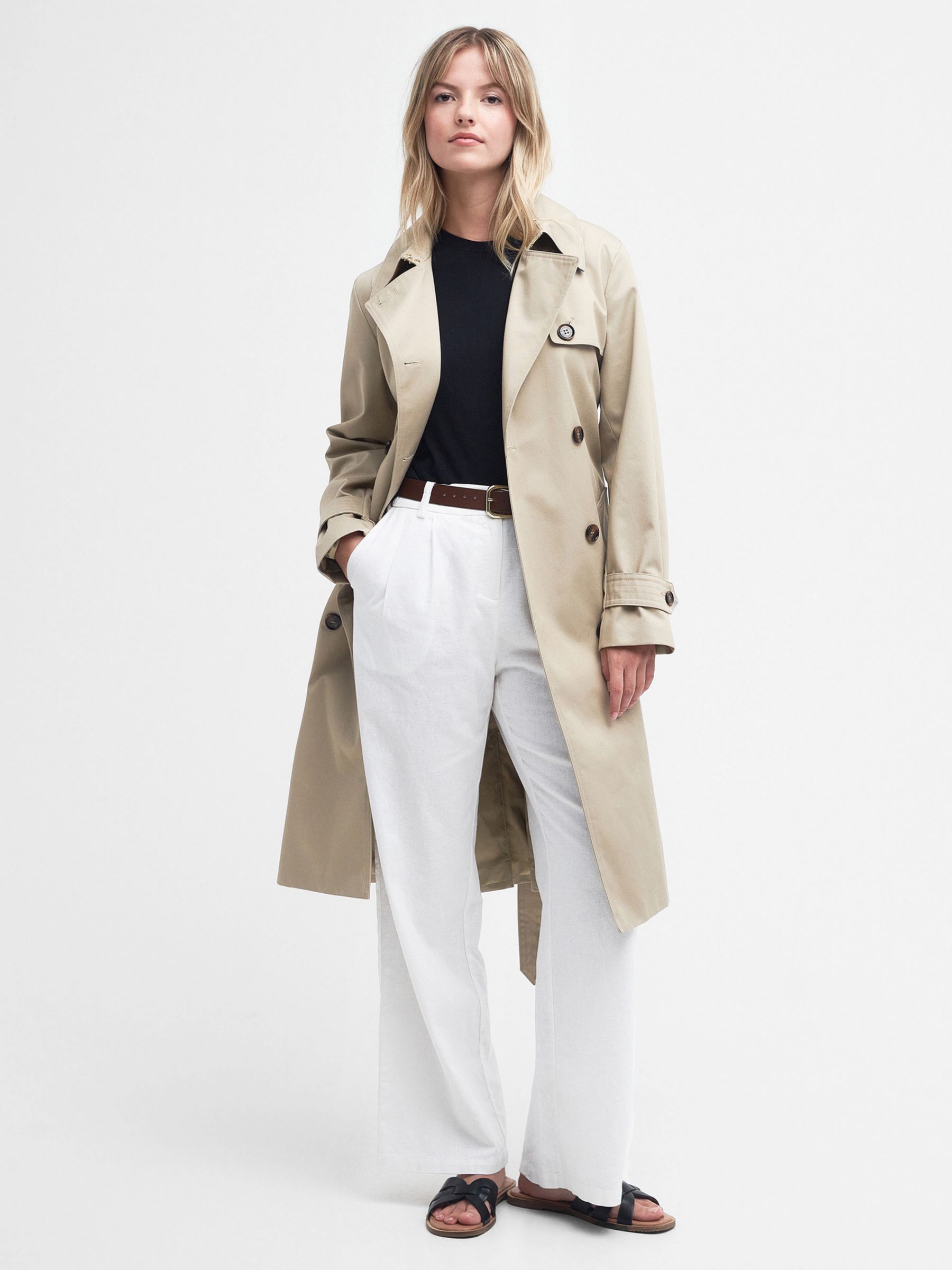 Barbour Greta Showerproof Trench Coat