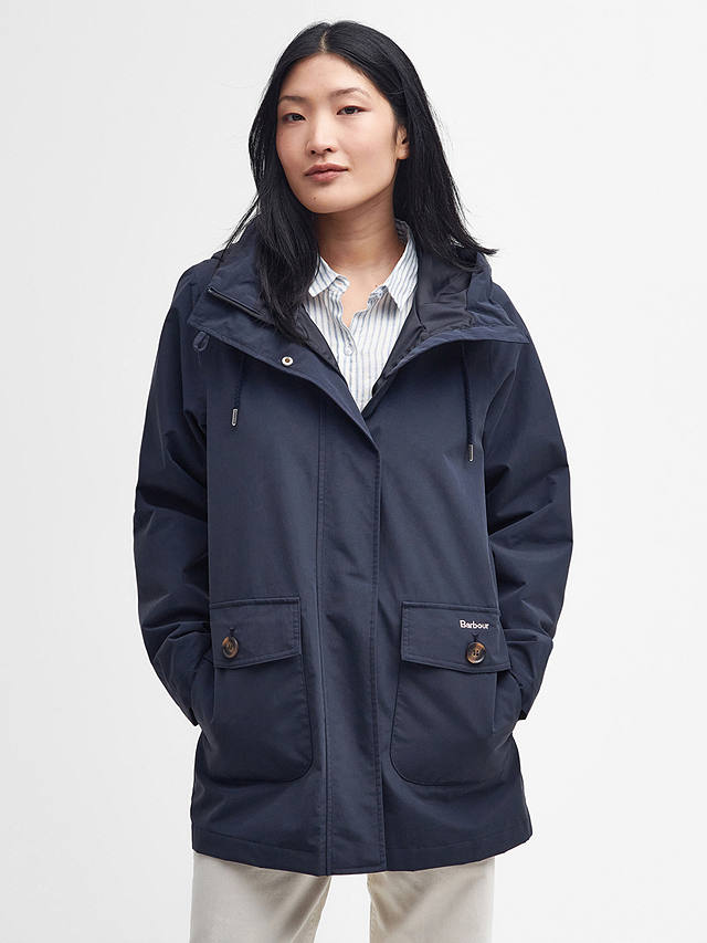 Barbour Lansdowne Waterproof Jacket, Dark Navy