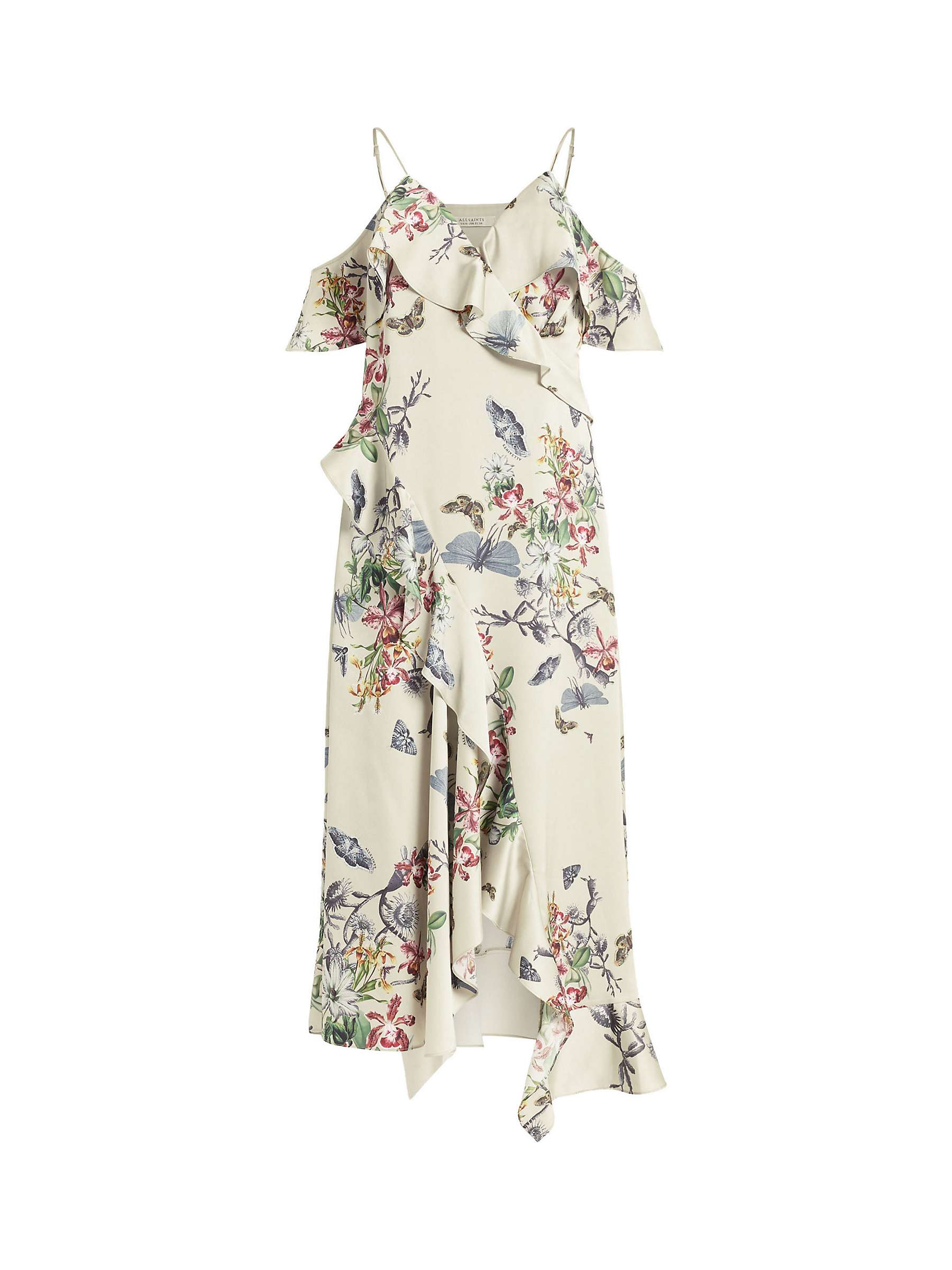 Buy Allsaints Orion Sanibel Midi Dress, Multi Online at johnlewis.com