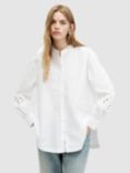 AllSaints Marcie Organic Cotton Shirt, White