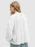 AllSaints Elaia Embroidered Blouse, Chalk White