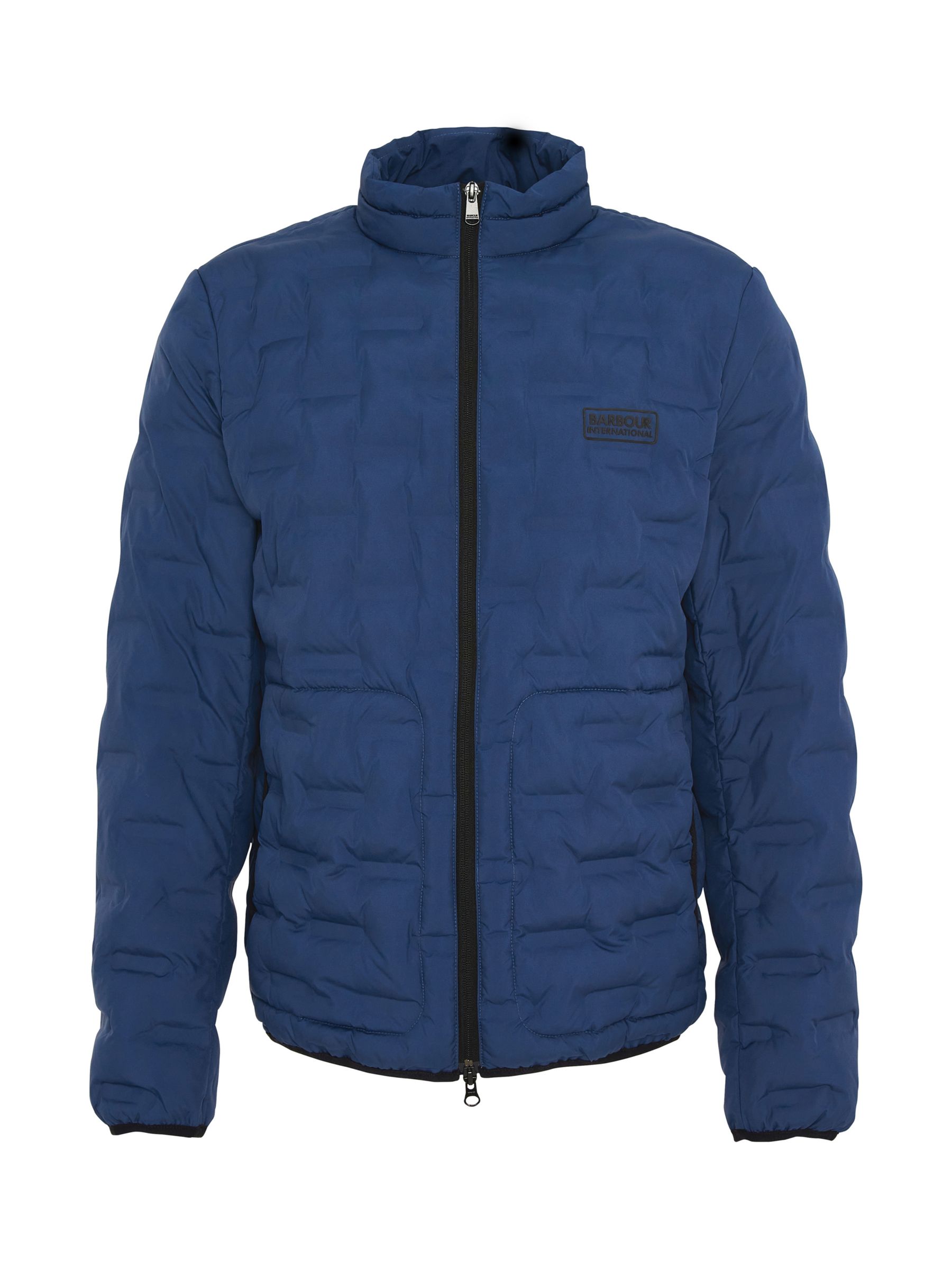 Barbour International Edge Long Sleeve Quilted Jacket, Blue, S