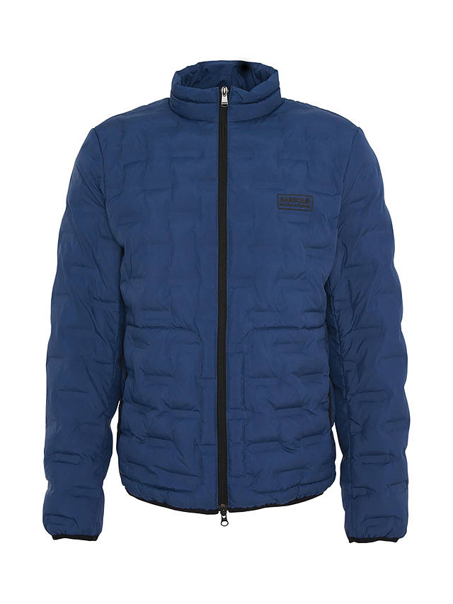 Barbour International Edge Long Sleeve Quilted Jacket, Blue