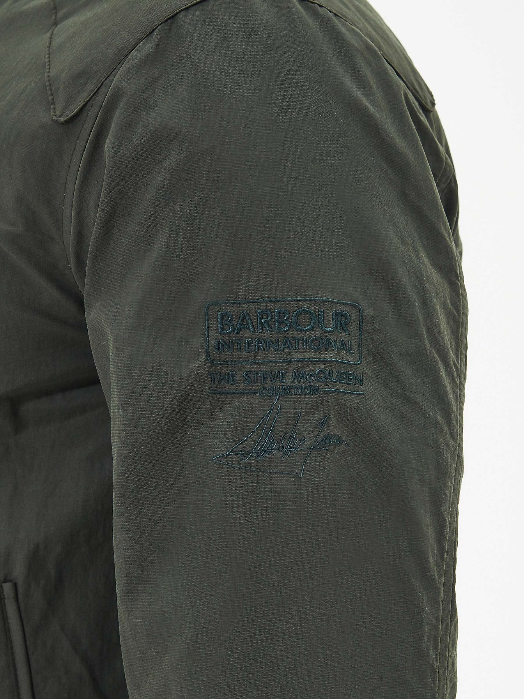 Buy Barbour International Rectifier Harrington Casual Jacket, Sage Online at johnlewis.com