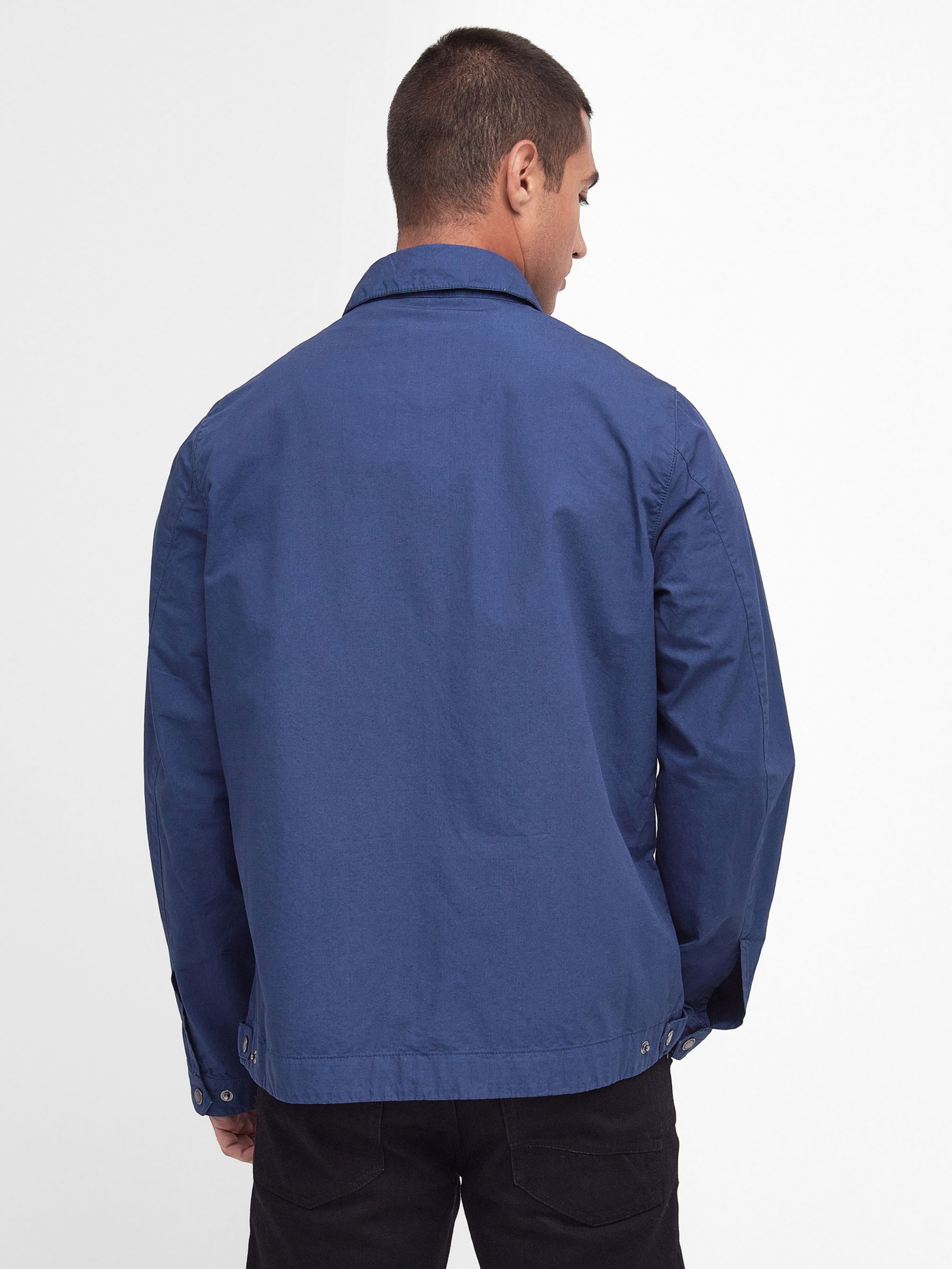 Barbour International Workers Casual Jacket, Washed Cobalt