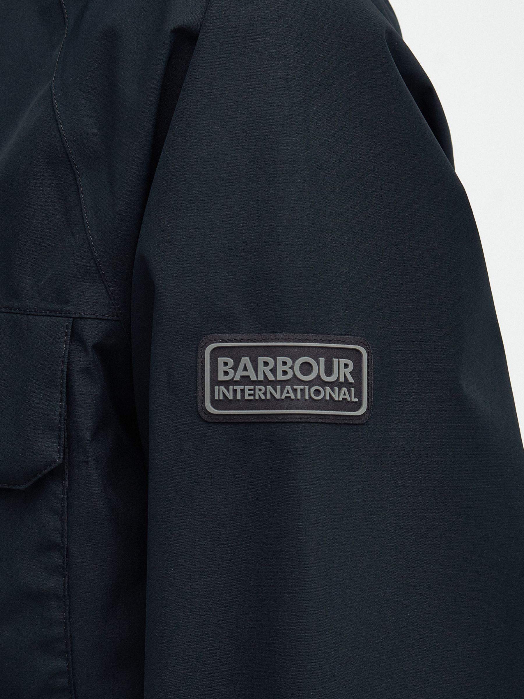 Barbour International Callerton Waterproof Jacket, Black, S