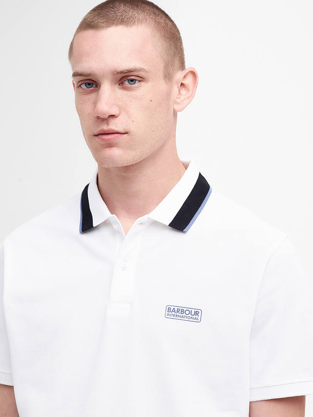 Barbour International Reamp Polo Top, White