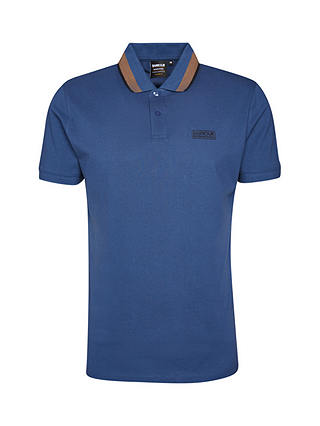 Barbour International Reamp Polo Top, Washed Cobalt