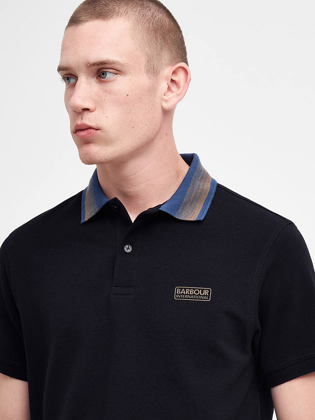 Barbour International Gourley Polo Shirt, Black