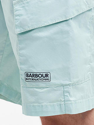 Barbour International Parson Shorts, Green Fig