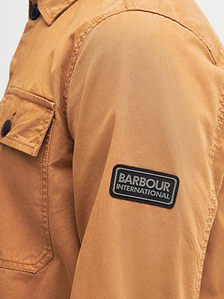 Barbour International Adey Cotton Overshirt, Desert