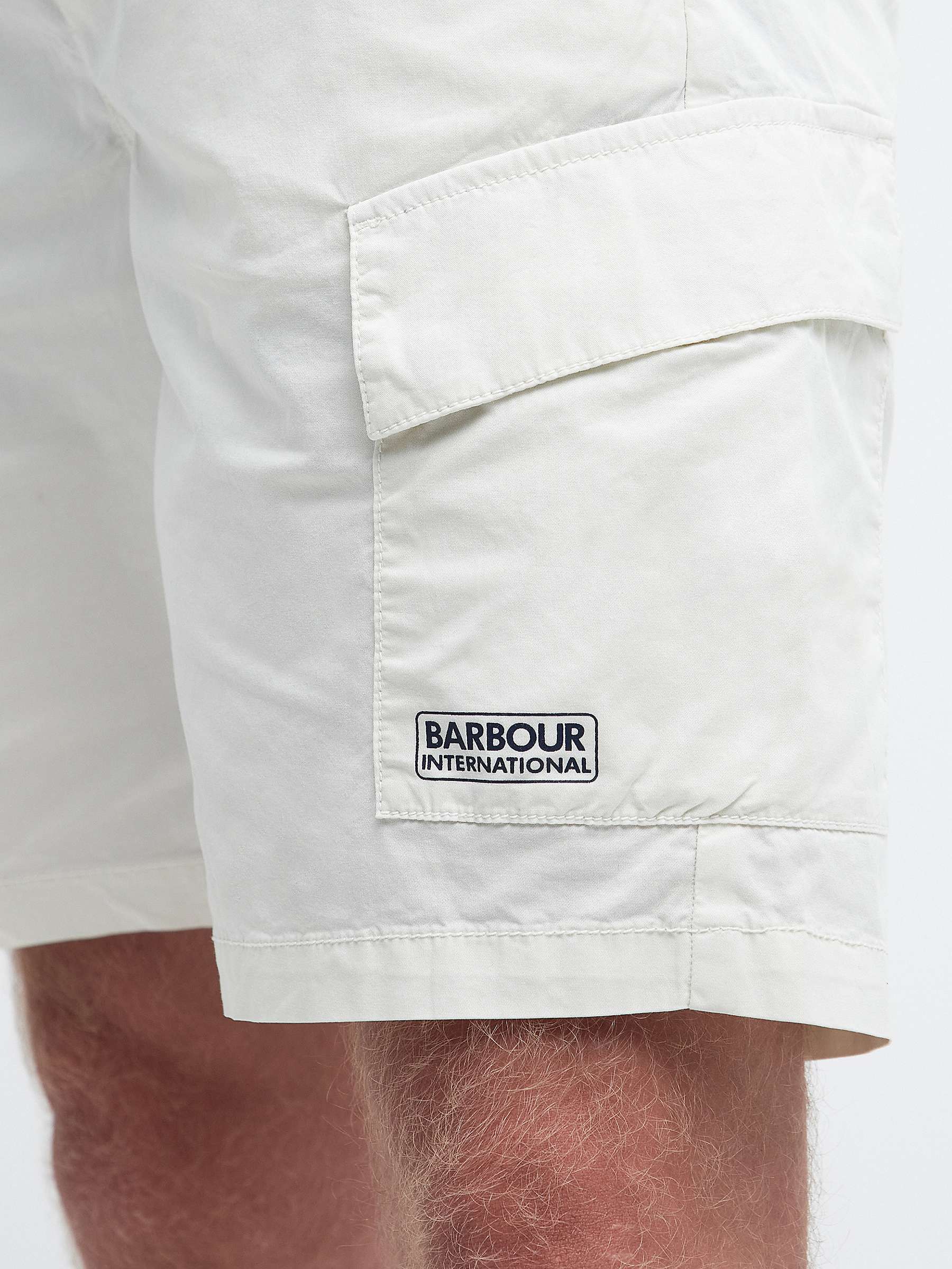 Buy Barbour International Parson Shorts, Dove Grey Online at johnlewis.com