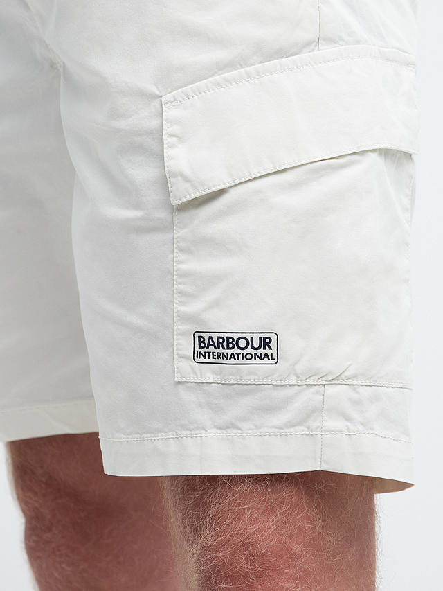 Barbour International Parson Shorts, Dove Grey