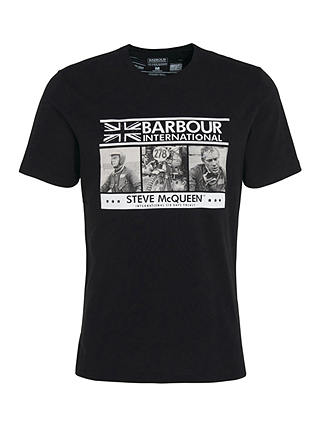 Barbour International Charge Steve McQueen T-Shirt, Black